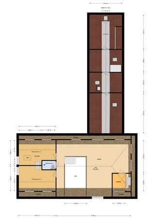 Floorplan - Worsumseweg 14, 6611 KT Overasselt